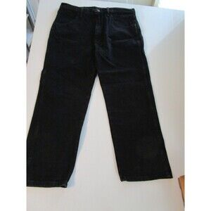 Rustler Jeans Mens 36x29 Black Straight Leg Classic Fit Denim Cotton Pants